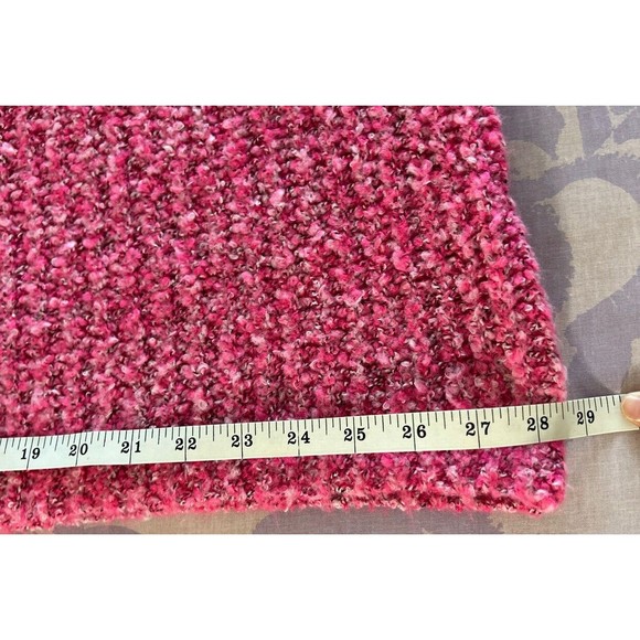 NWOT Sincerely Jules Hot Pink barbie pink crop sweater A7 - Picture 7 of 16